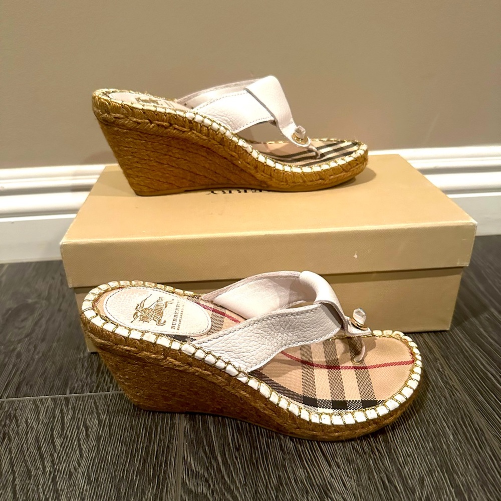 Women’s size 6 1/2 summer sandals from Burberry